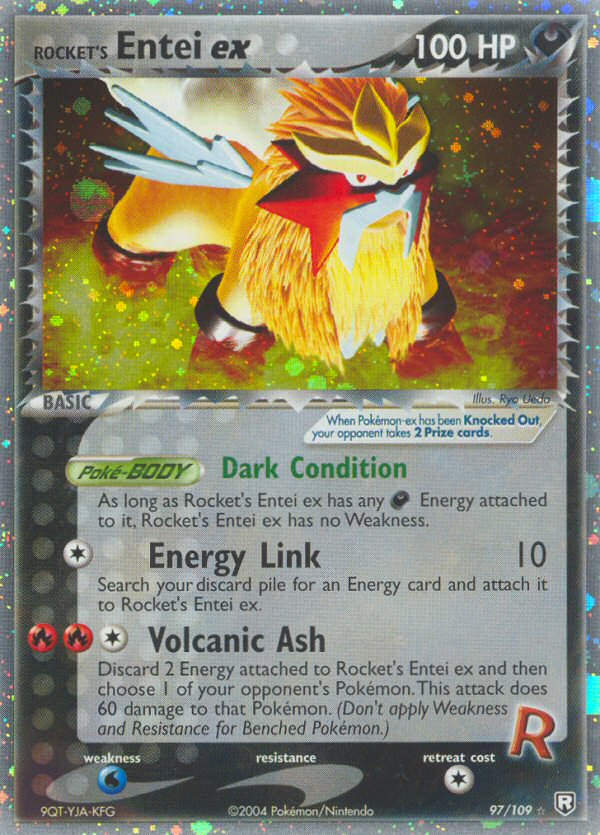 Team Rocket Returns Rocket’s Entei ex #97/109